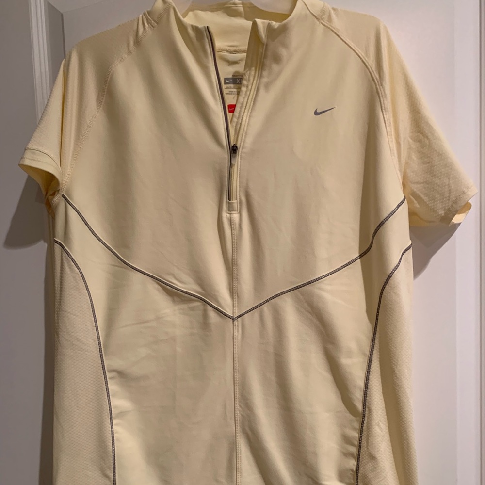 Nike Dry Fit Shirt with Zipper Font